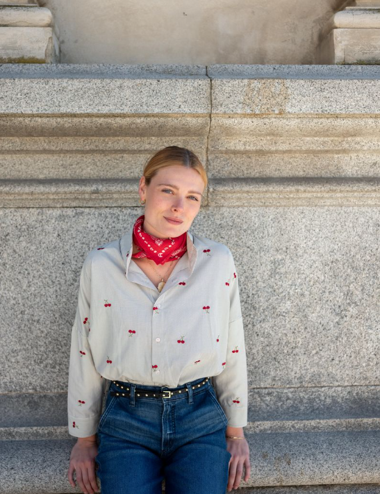 Emerson Button Up Top -Cherries on Top