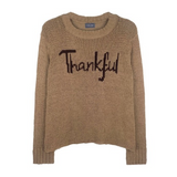 Thankful Crew Cotton Sweater