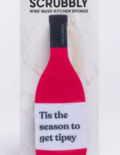 Scrubbly Wine Wash Kitchen Sponge