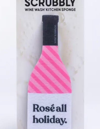 Scrubbly Wine Wash Kitchen Sponge