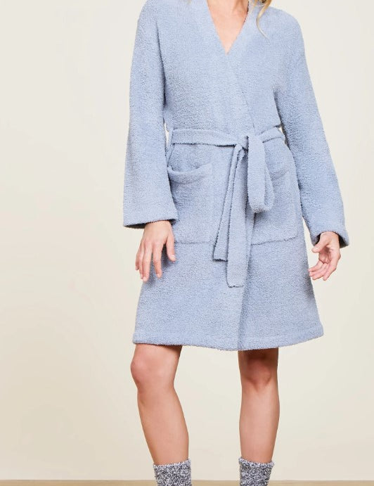 CozyChic Solid Robe (Short) #BDWCC23153