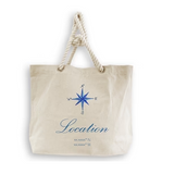 Compass Rose Lake Oconee Tote Bag