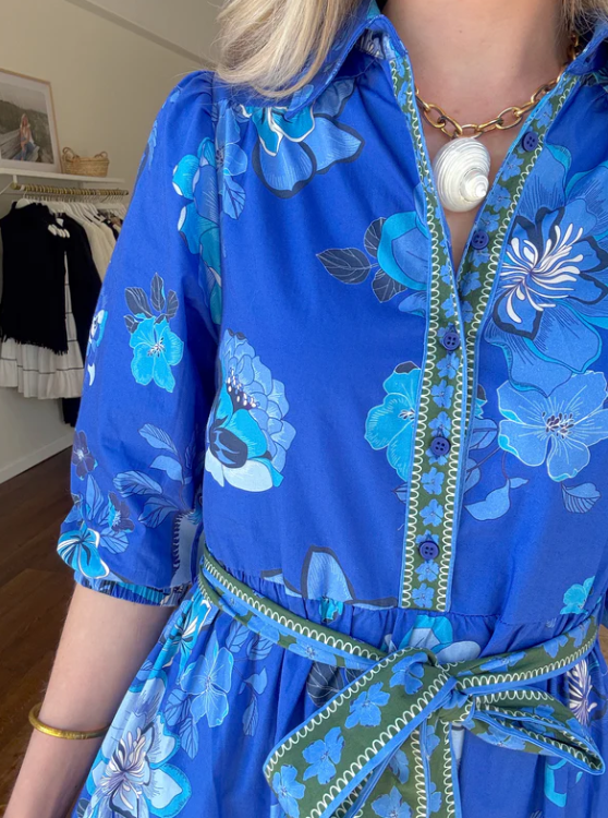 Remi Dress Sapphire Floral