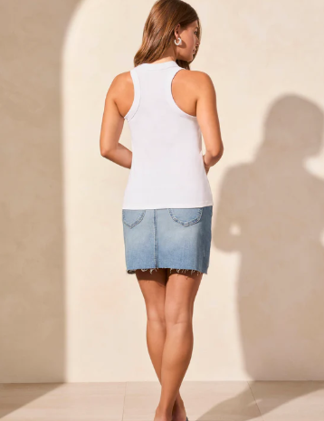 Racer Back Baby Rib Tank Top