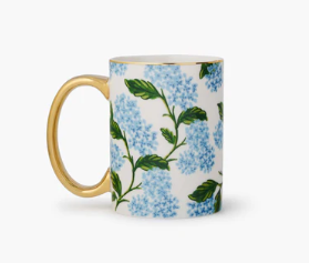Hydrangea Porcelain Mug