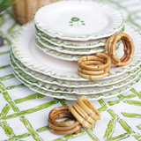 Wrapped Bamboo Napkin Rings | Set of 4