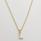 Tiny Initial Necklace