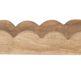 Mango Wood Scalloped Tray