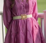 Winter White Interchangeable Stretch Belt Band