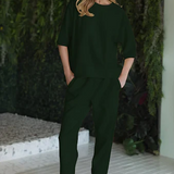 Karen Knit Crepe Top