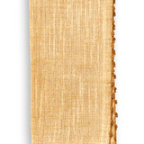 Knotted Edge Ochre Cotton Napkin Cream Trim | Set of 4
