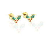 Screwback Stud Earrings | Christmas