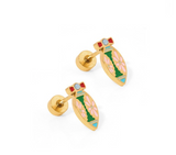 Screwback Stud Earrings | Christmas