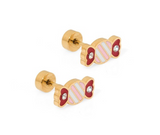 Screwback Stud Earrings | Christmas
