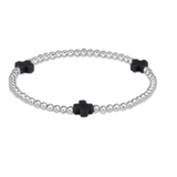 enewton Extends - Signature Cross Sterling Pattern 3mm Bead Bracelet