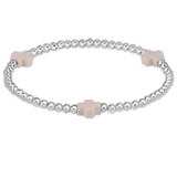 enewton Extends - Signature Cross Sterling Pattern 3mm Bead Bracelet