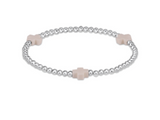 enewton Extends - Signature Cross Sterling Pattern 3mm Bead Bracelet