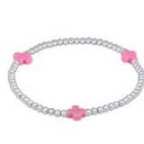 enewton Extends - Signature Cross Sterling Pattern 3mm Bead Bracelet
