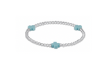 enewton Extends - Signature Cross Sterling Pattern 3mm Bead Bracelet