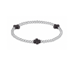 enewton Extends - Signature Cross Sterling Pattern 3mm Bead Bracelet