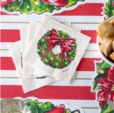 Holiday Wreath Cocktail Napkin - pack of 20