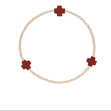 Signature Cross 2mm Gold Bracelet