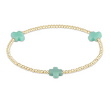 Signature Cross 2mm Gold Bracelet