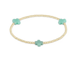Signature Cross 2mm Gold Bracelet
