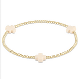Signature Cross 2mm Gold Bracelet