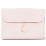 LUXE Bridal Hanging Toiletry Case Woven White