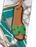 Leather Sandal with Twilly Bag Charm