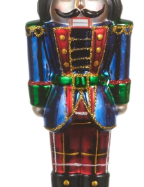 a close-up of a nutcracker