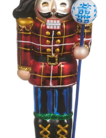a close-up of a nutcracker