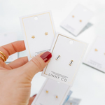 Screwback Stud Earrings-Amber-Linny Co-LINNY4176