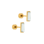 Screwback Stud Earrings-Amber-Linny Co-LINNY4176