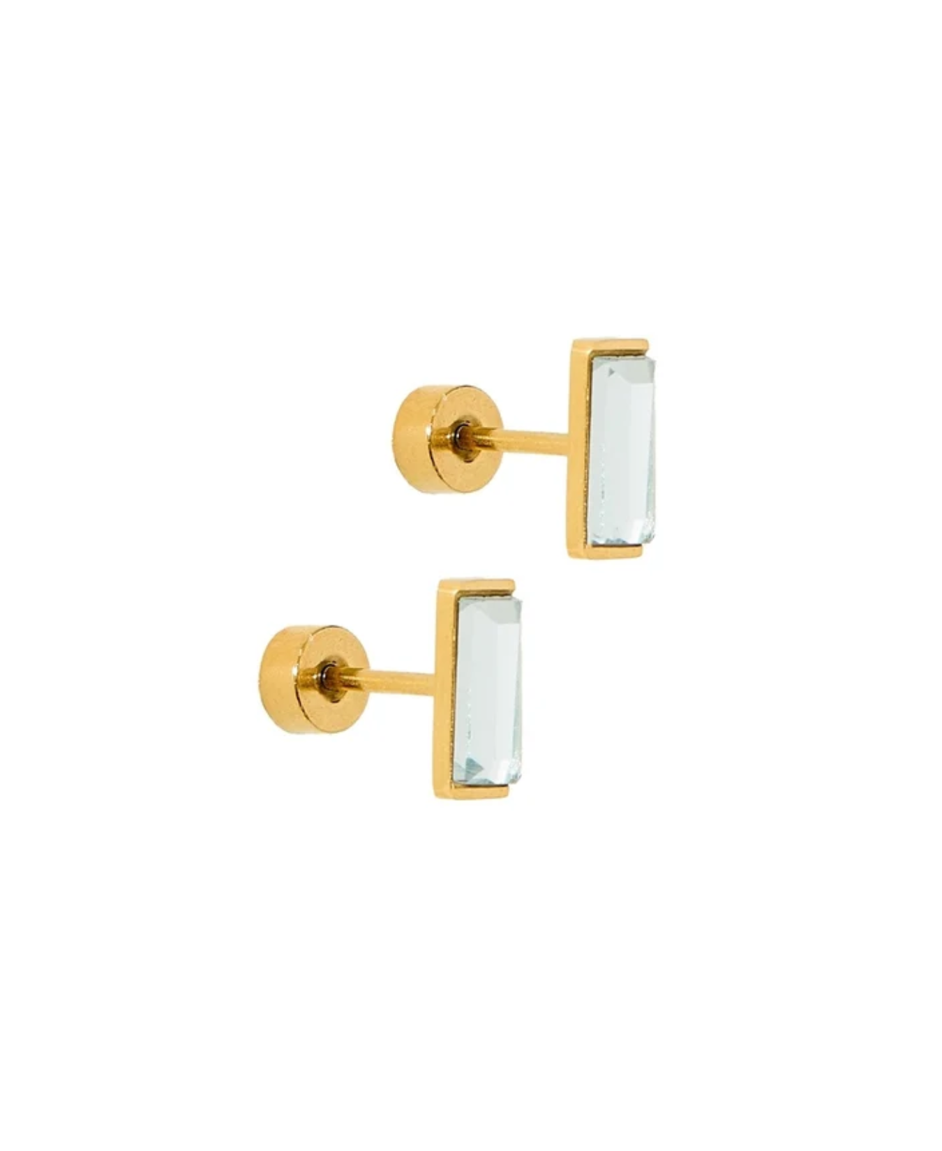 Screwback Stud Earrings-Amber-Linny Co-LINNY4176