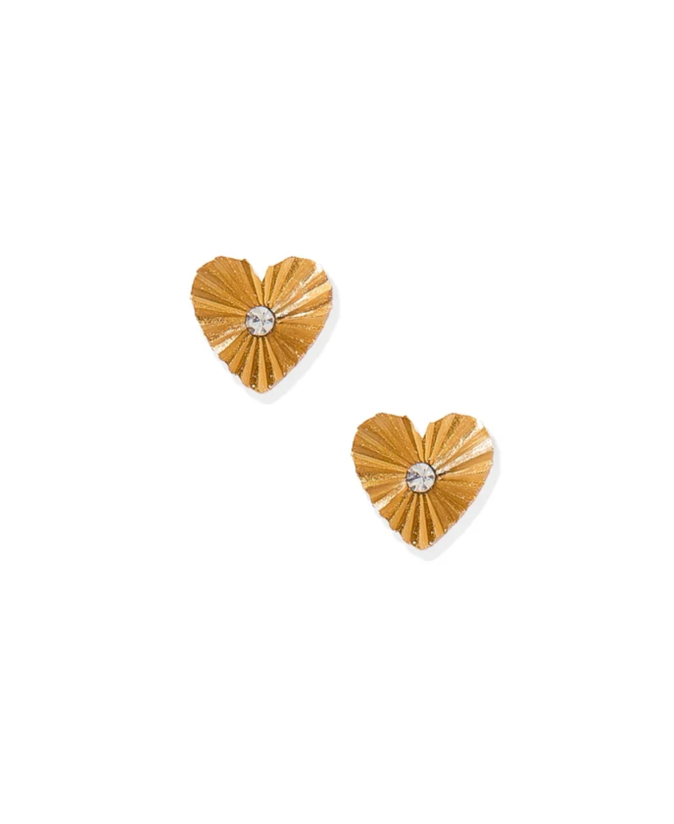 Screwback Stud Earrings - Andrea Heart-Linny Co-LINNY4209