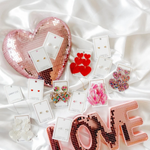 Screwback Stud Earrings-Andrea Heart-Linny Co-LINNY4209