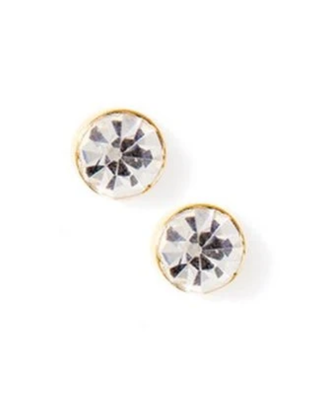 Screwback Stud Earrings-Juliet Clear 5mm-Linny Co-linny2658