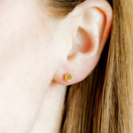 Screwback Stud Earrings-Rose Gold-Linny Co-LINNY4158
