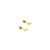 Screwback Stud Earrings-Dachshund_LinnyCo_LINNY4179