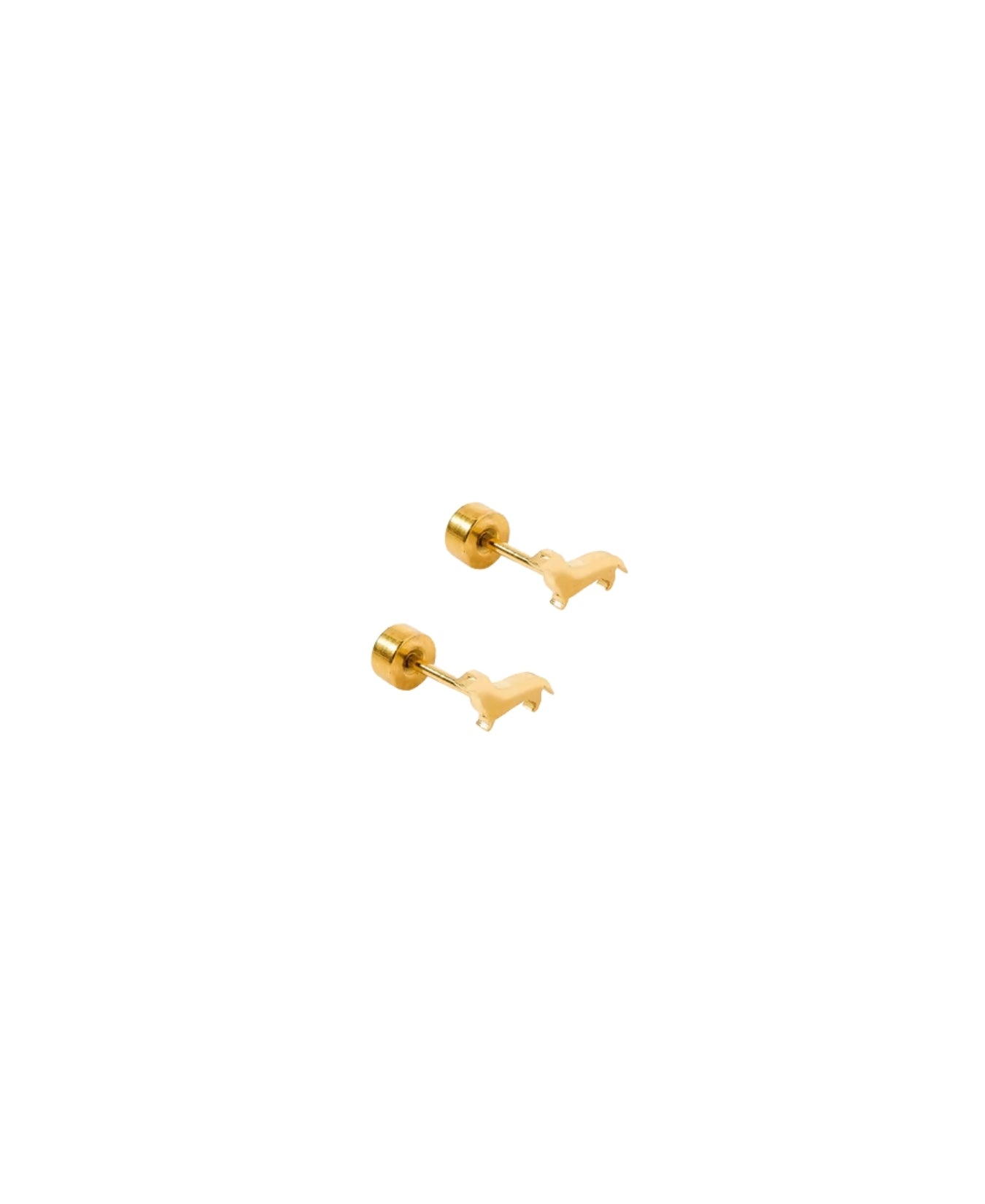 Screwback Stud Earrings-Dachshund_LinnyCo_LINNY4179
