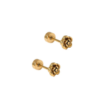 Screwback Stud Earrings-Rose Gold-Linny Co-LINNY4158