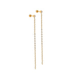 Screwback Stud Earrings | Darby Duster Gold_LennyCo_LINNY4505