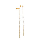 Screwback Stud Earrings | Darby Duster Gold_LennyCo_LINNY4505
