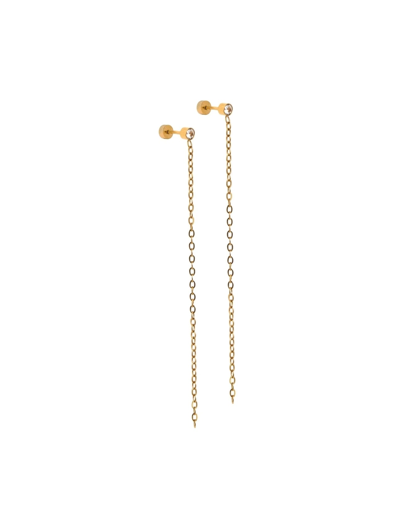 Screwback Stud Earrings | Darby Duster Gold_LennyCo_LINNY4505