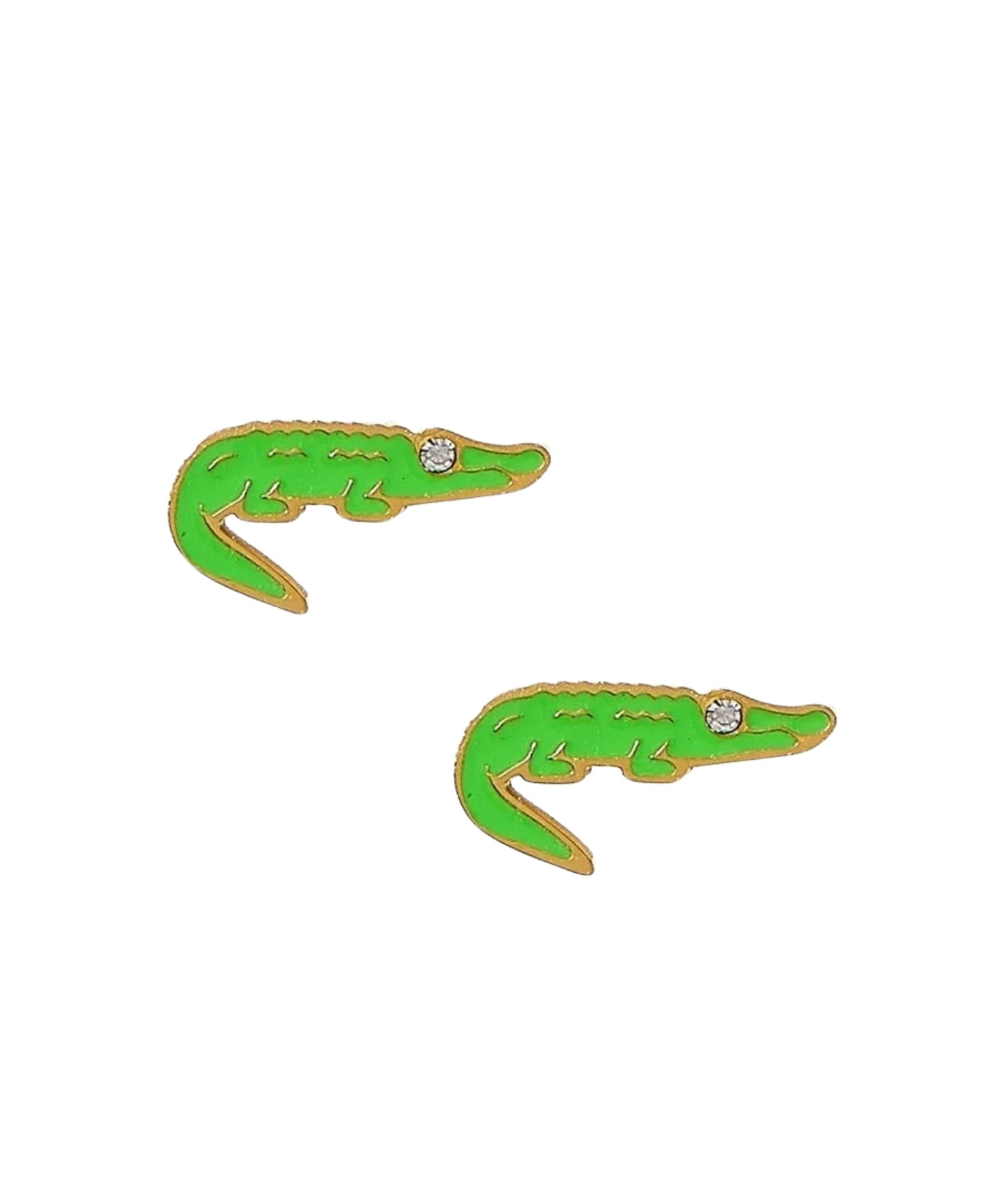 Screwback Stud Earrings Gator_LinnyCo_linny2828