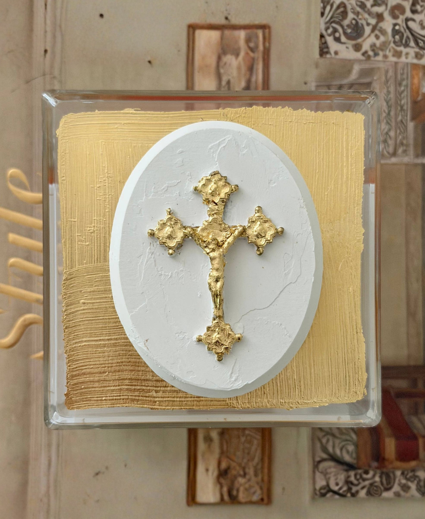 Scripture Box Crucifix-Debra Hewitt Art