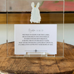 Scripture Stand Angel-Debra Hewitt Art