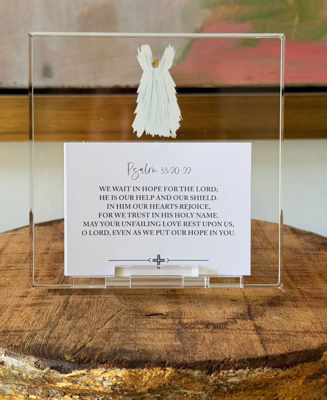 Scripture Stand Angel-Debra Hewitt Art